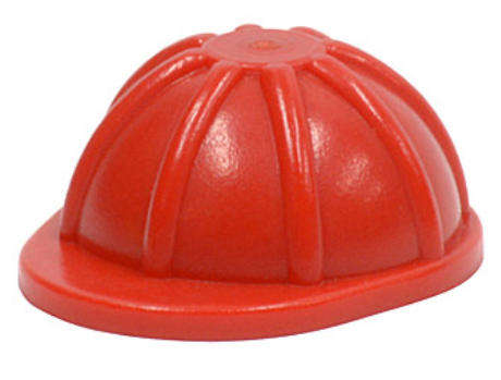 LEGO MINIFIGURES Minifigure, Headgear Helmet Construction ~ {Red}