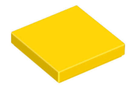 LEGO Parts Tile 2 x 2 ~ {Yellow}