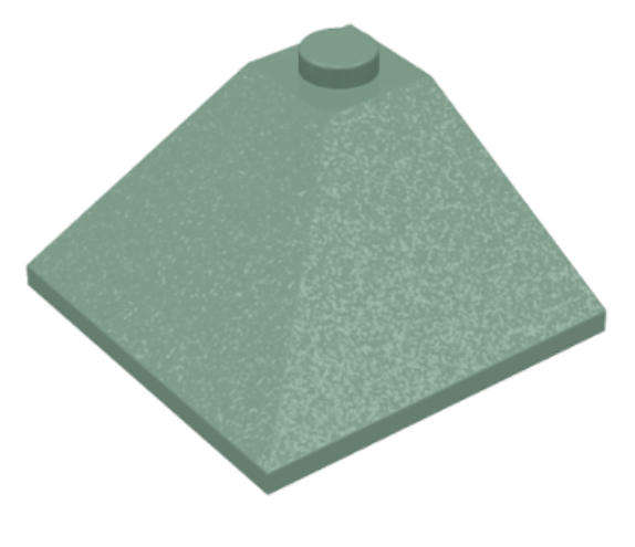 LEGO Parts Slope 33 3 x 3 Double Convex Corner ~ {Sand Green}