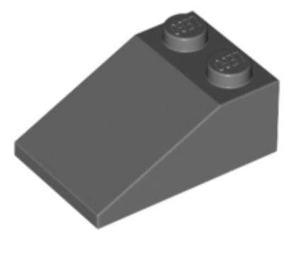LEGO Parts Slope 33 3 x 2 ~ {Dark Bluish Grey}
