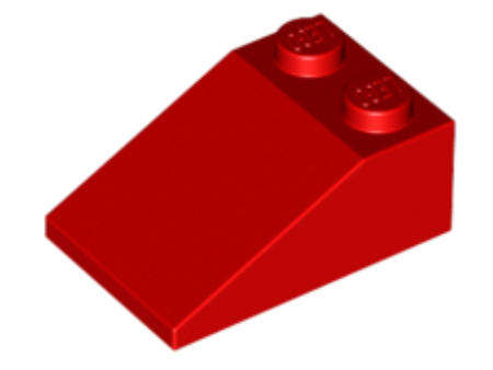 LEGO Parts Slope 33 3 x 2 ~ {Red}