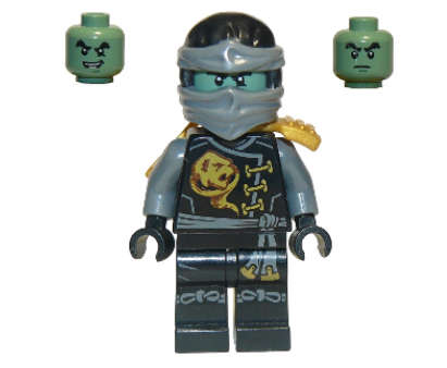 LEGO MINIFIGURES Ninjago Cole - Skybound, Ghost, Head Wrap