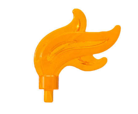 LEGO MINIFIGURES Minifigure, Plume Feather Triple Compact / Flame / Water with Small Pin