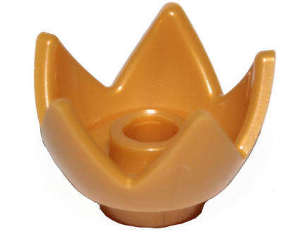 LEGO Minifigure, Headgear Crown Eggshell with 5 Points and Center Stud