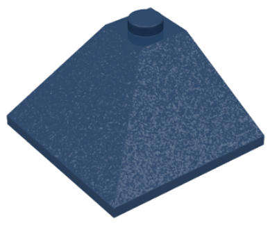 LEGO Parts Slope 33 3 x 3 Double Convex Corner ~ {Dark Blue}