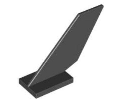 LEGO Parts Tail Shuttle ~ {Black}