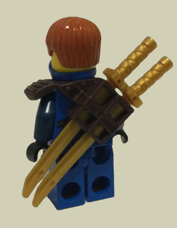 LEGO MINIFIGURES Ninjago Jay (Honor Robe) - Day of the Departed, Hair, Blue Mask