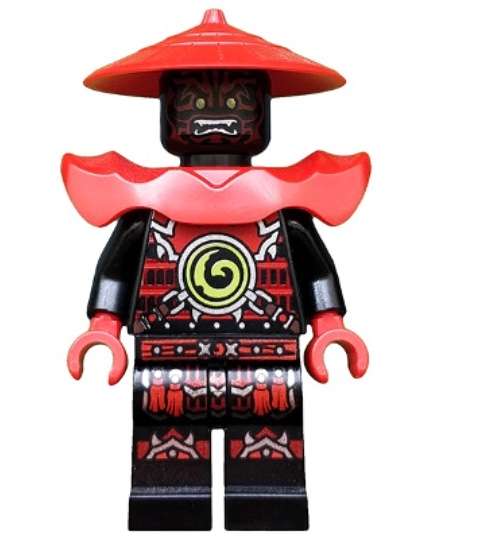 LEGO MINIFIGURES Ninjago Stone Army Swordsman - Red Face