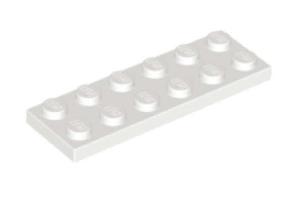 LEGO Parts Plate 2 x 6~ {Dark Tan}