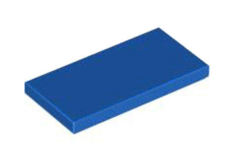 LEGO Parts Tile 2 x 4 ~ {Blue}