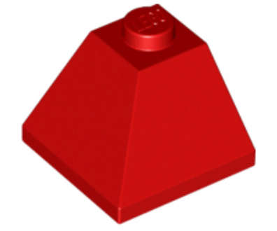 LEGO Parts Slope 45 2 x 2 Double Convex Corner ~ {Red}