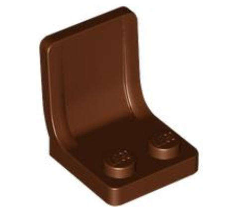 LEGO MINIFIGURES Minifigure, Utensil Seat / Chair 2 x 2