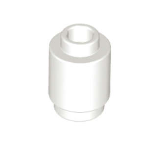 LEGO Parts Brick, Round 1 x1  ~{White}