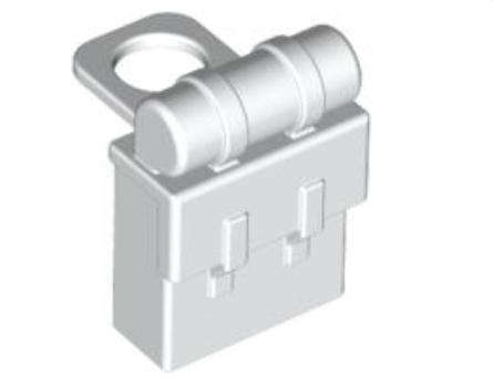 LEGO MINIFIGURES Minifigure Backpack Non-Opening  ~ {White}