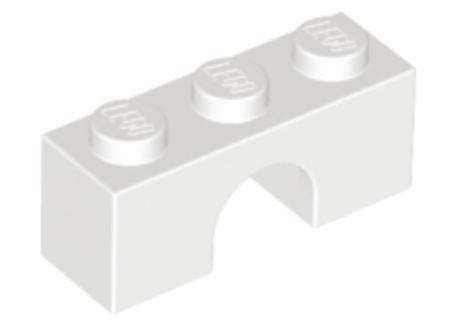 LEGO Brick Arch 1 x 3 ~ {White}