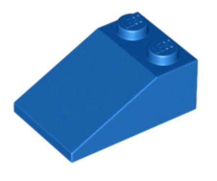 LEGO Parts Slope 33 3 x 2 ~ {Blue}
