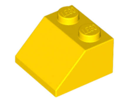 LEGO Parts Slope 45 2 x 2 ~ {Yellow}