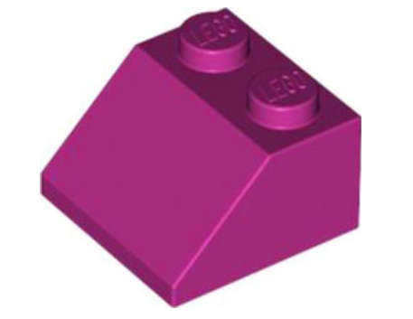 LEGO Parts Slope 45 2 x 2 ~ {Magenta}