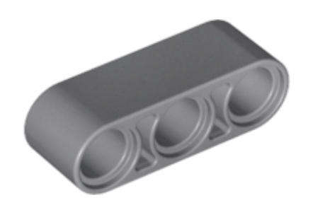 LEGO Technic, Technic, Liftarm Thick 1 x 3 ~ {Dark Bluish Grey}