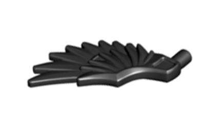 LEGO Minifigure Wing Feathered ~ {Black}