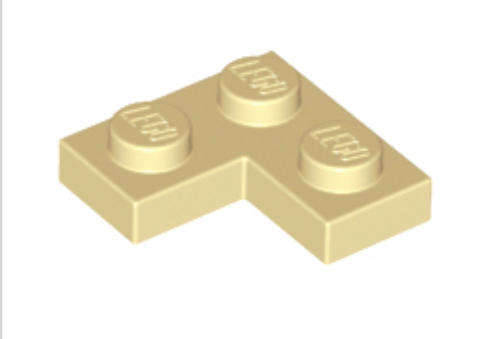 LEGO Parts Plate 2 x 2 Corner ~ {Tan}