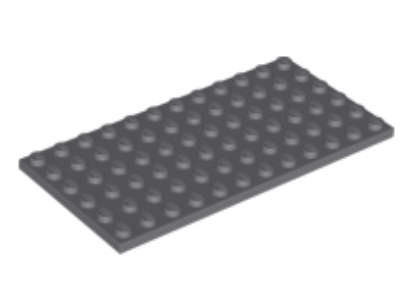 LEGO Parts Plate 6 x 12 ~ {Dark Bluish Grey}