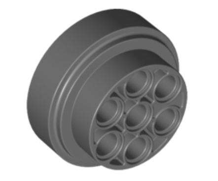 LEGO Parts Wheel 31mm D. x 15mm Technic ~ {Dark Bluish Grey}