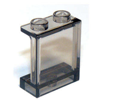 LEGO Parts Panel 1 x 2 x 2 with Side Supports - Hollow Studs ~ {Trans ~ Brown}