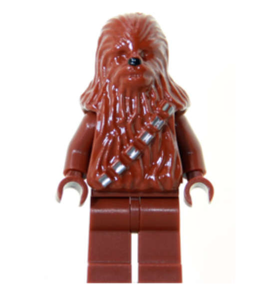 LEGO Minifigure Chewbacca (New) - Reddish Brown