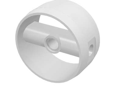 LEGO Parts Cylinder 4 x 4 x 1 2/3 with Pin Holes and Center Bar