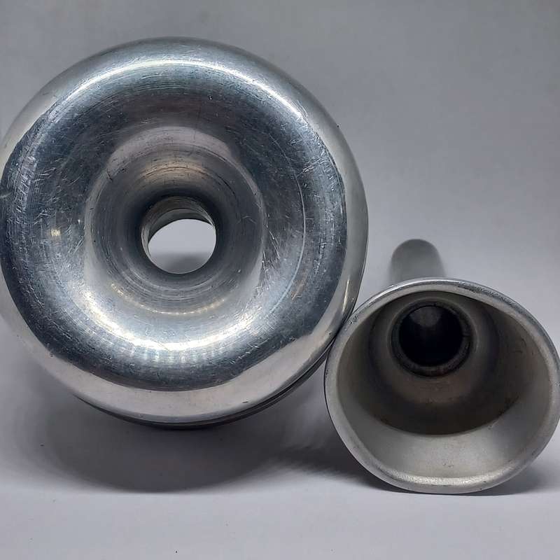 Vintage Aluminum Harmon Wah-wah Trumpet Mute