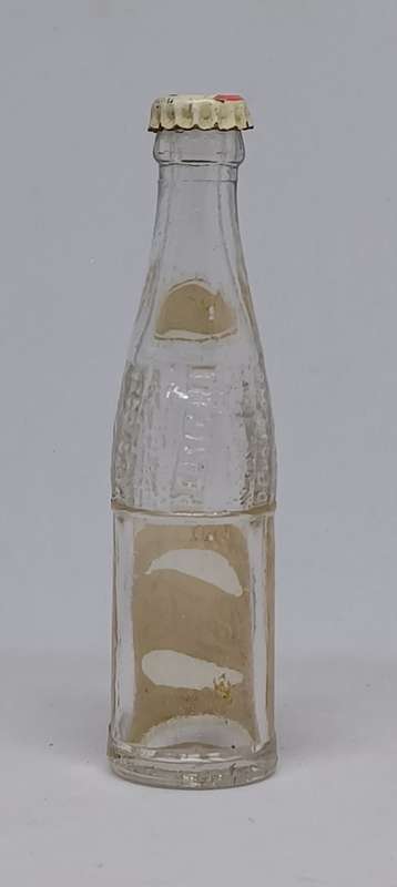 Vintage Pepsi Cola Miniature Glass Bottle with lid (8cm)