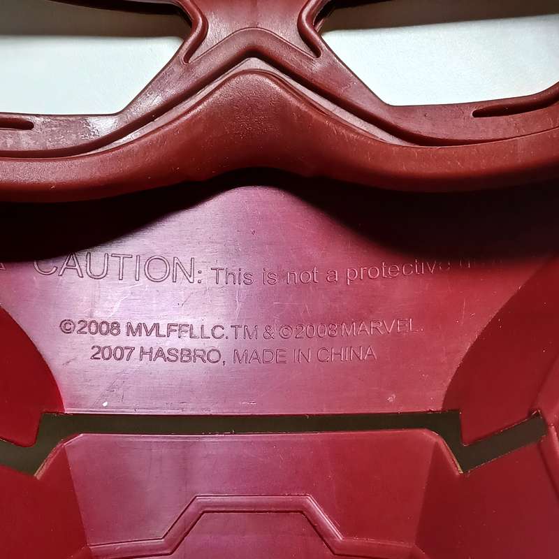 2008 Hasbro Original Iron Man Mask