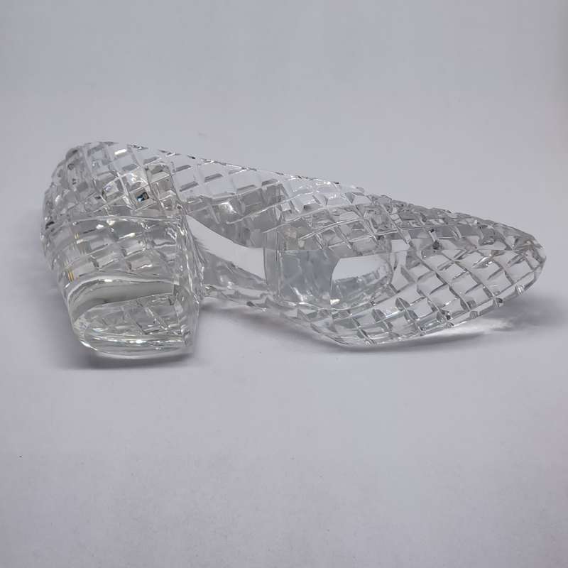 Vintage Crystal Shoe , Slipper Made In West Germany