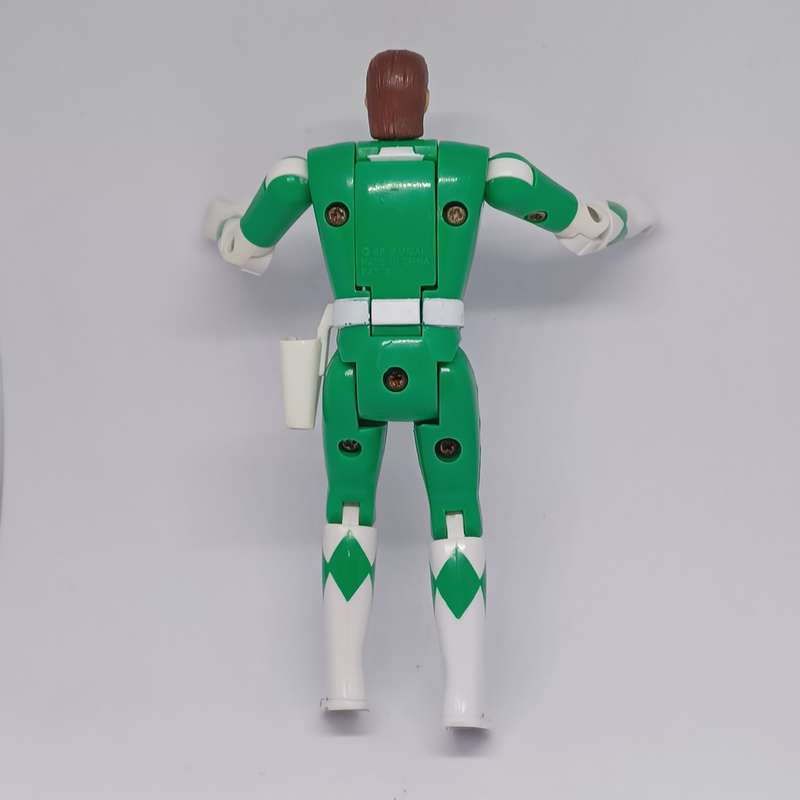 Vintage 1993 Bandai Power Rangers Tommy/Green Ranger Figure Auto Morph (14cm)