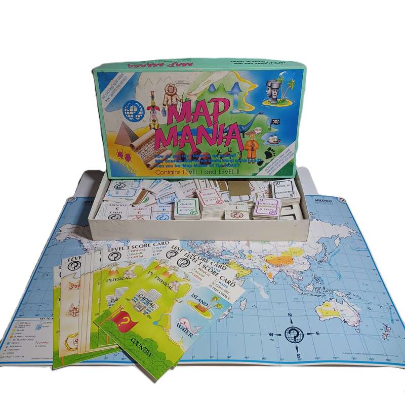 Map Mania Board Game