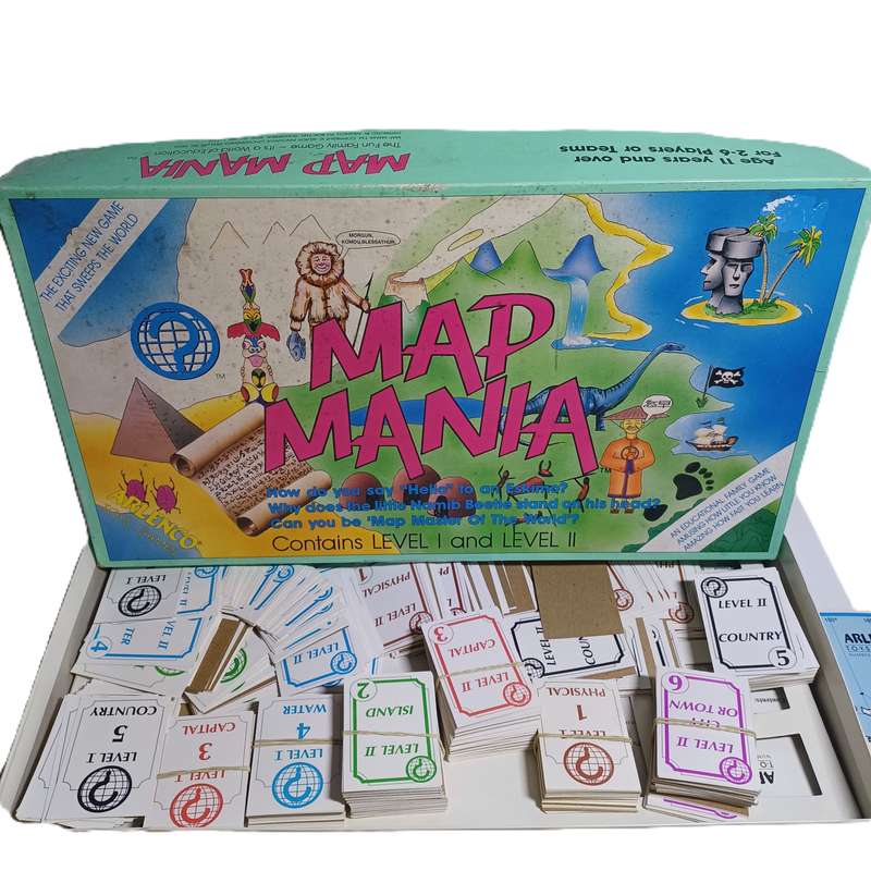 Map Mania Board Game