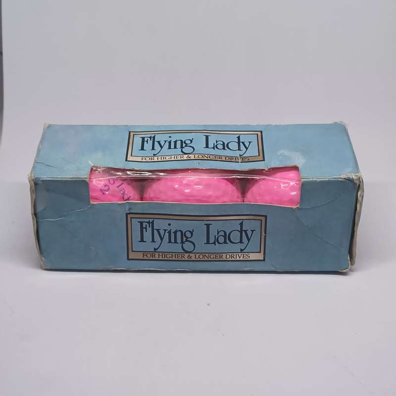 Flying Lady Golf Balls Pink Professional Golf  Pack Of 3