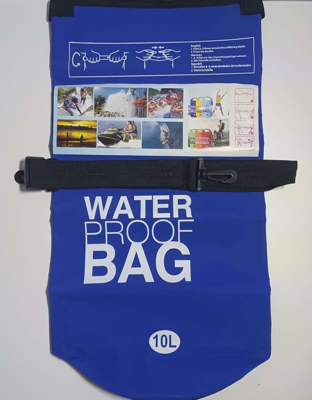 Waterproof Beach Bag 10L - Blue