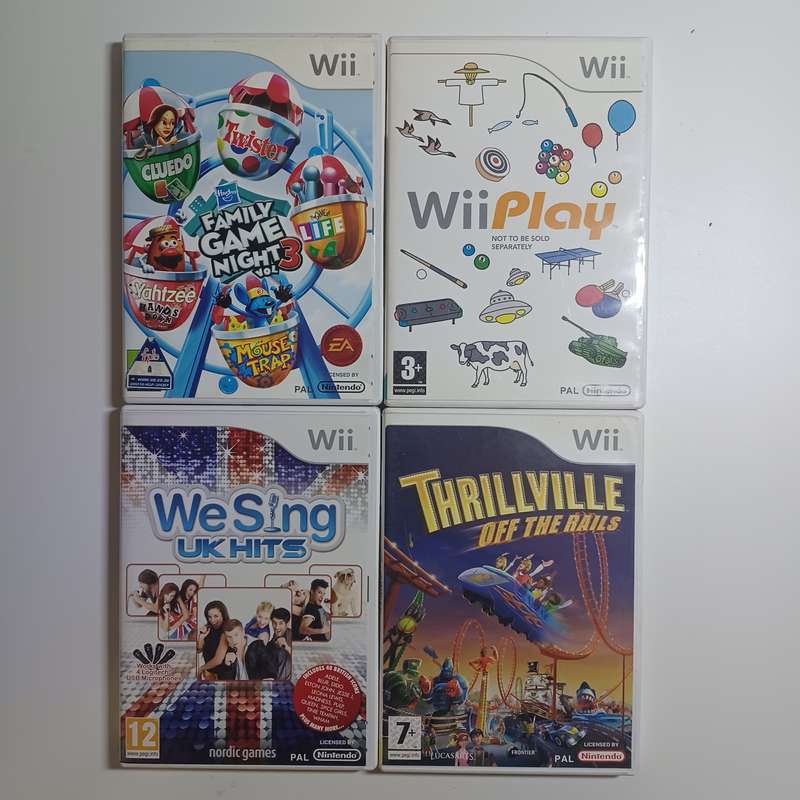 Nintendo Wii game bundle of 4 (all tested working)