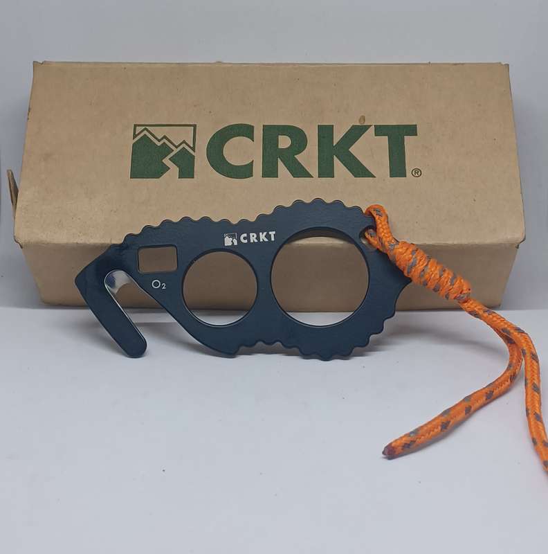 CRKT Extrik-8-R Black McGowan Emergency Rescue Tool Knife 2051K