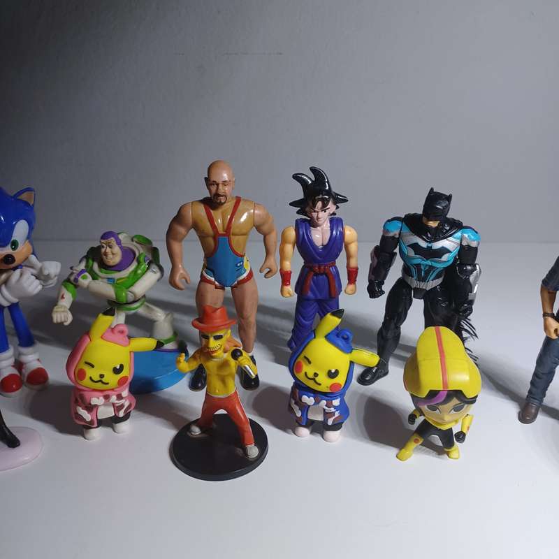 Variety of Various collectable toys