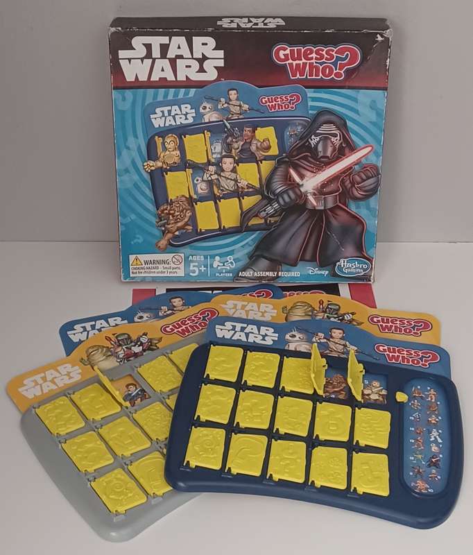 GUESS WHO Star Wars  Game Hasbro Gaming Disney Level 2 complete
