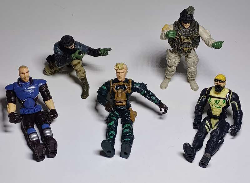Lanard The Corps and CHAP MEI DELTA FORCE toy figures