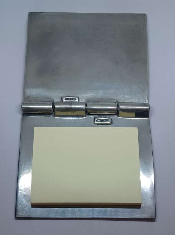 Carol Boyes Pewter Notebook Holder (13cm x 11.6cm)
