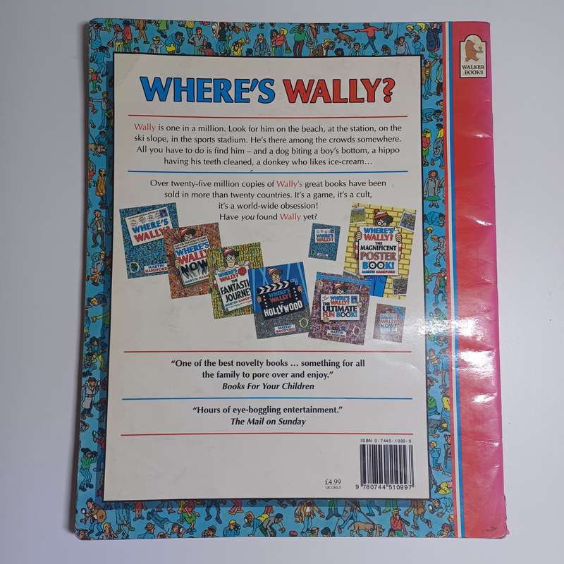 Vintage 1988 Where's Wally Book
