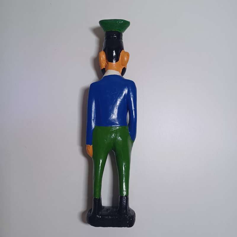 TIN TIN Captain Haddock Hand Painted Wooden Figure (32cm x 7.5cm)