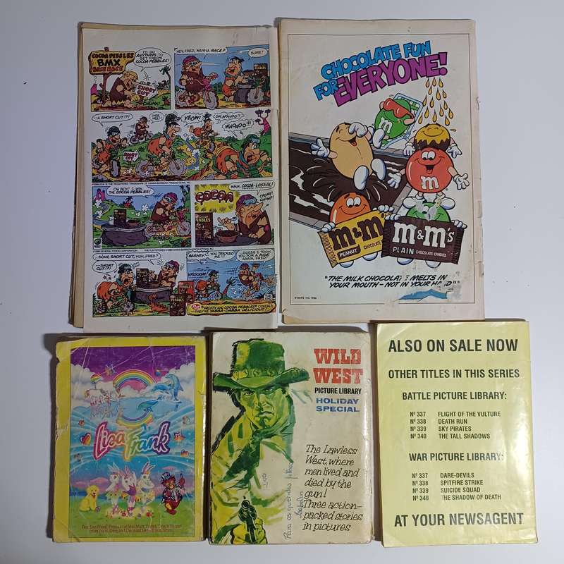 Collection vintage collectable comics