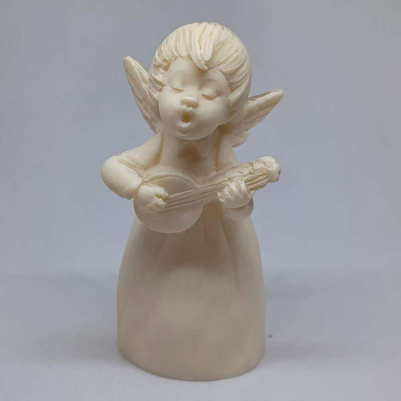 Vintage Musical Angel with instrument  (possibly A.Santini)