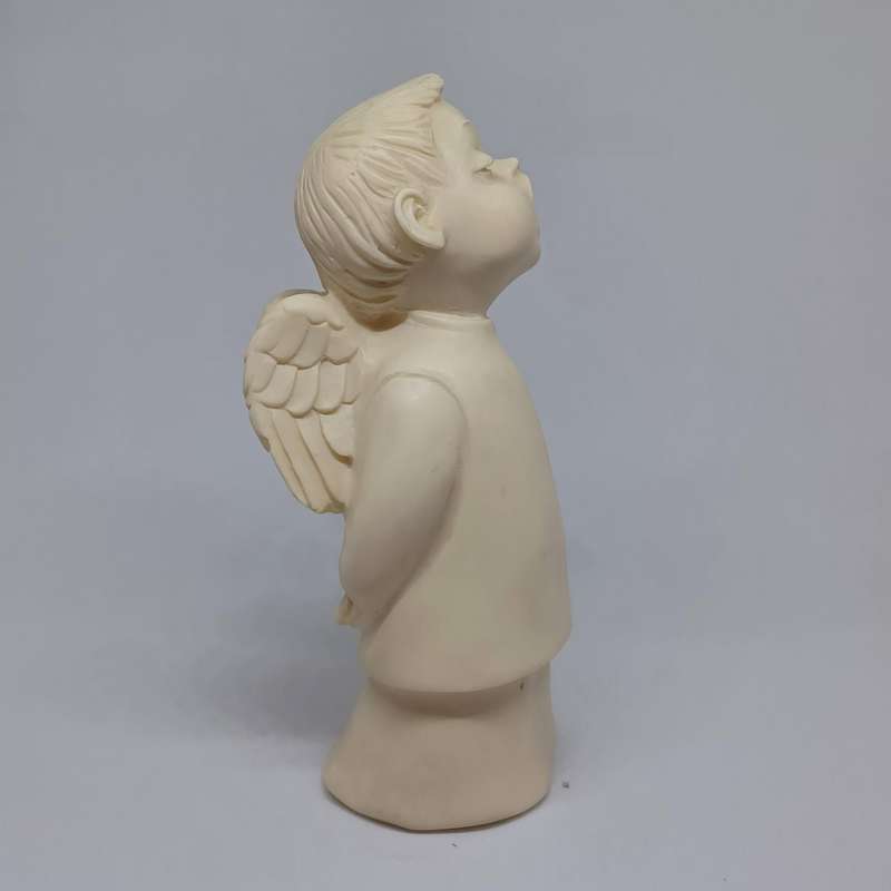 Vintage Gino Ruggeri Singing Boy Angel Figurine, Bianchi Made in ITALY